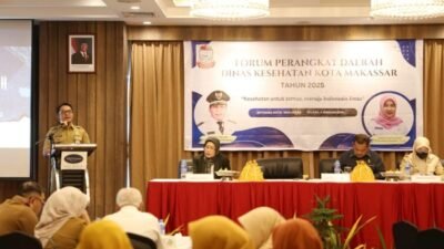 Pj Sekda Irwan Adnan Buka Forum Perangkat Daerah Kesehatan Makassar