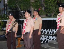 Wakil Bupati Gowa Pimpin Upacara Ulang Janji Pramuka ke-64