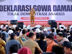 Bupati Gowa Serukan Persatuan dan Kedamaian Lewat Deklarasi Damai