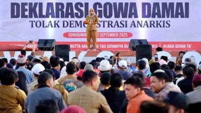 Bupati Gowa Serukan Persatuan dan Kedamaian Lewat Deklarasi Damai