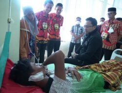 Wabup Gowa Pastikan Korban Busur Dapat Perawatan Layak, Pemkab Siap Tanggung Biaya Operasi