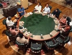 Presiden Prabowo Bahas Isu Nasional Bersama Ketua MPR Ahmad Muzani di Hambalang