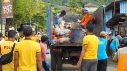 Kapolres Lutim Komandoi Aksi Bersih Bersama, Pasar Malili Jadi Fokus Penataan