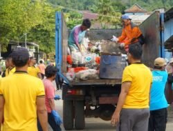 Kapolres Lutim Komandoi Aksi Bersih Bersama, Pasar Malili Jadi Fokus Penataan