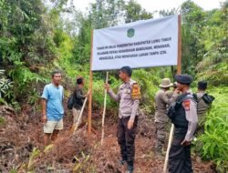 Pemkab Luwu Timur Pasang Plang, Tegaskan Penguasaan 394,5 Hektare Lahan di Lampia
