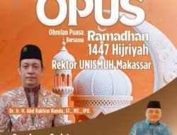 Rektor Unismuh Kembali Berdakwah di Radio Venus Melalui Opus Ramadhan