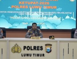 Jelang Mudik 2026, Polres Luwu Timur Gelar Latihan Pra Operasi Ketupat