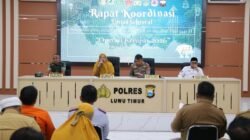 Polres Lutim Gelar Rakor Lintas Sektor Operasi Ketupat 2026, Bahas Pengamanan Idul Fitri