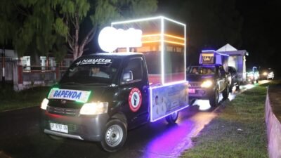 Meriahkan Malam Takbiran, Ratusan Peserta Ikuti Lomba Takbir Keliling di Malili