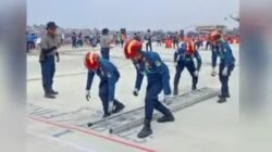 Damkar Luwu Timur Ikuti Kompetisi Nasional Pemadam Kebakaran di Palembang