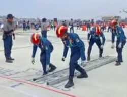 Damkar Luwu Timur Ikuti Kompetisi Nasional Pemadam Kebakaran di Palembang