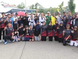 Bupati Luwu Timur Lepas Dua Atlet Taekwondo ke Kejurnas di Samarinda