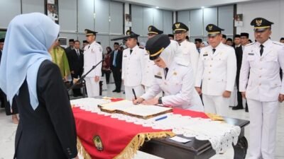 124 Pejabat Eselon III dan IV Dilantik, Bupati Gowa Tekankan Disiplin dan Integritas