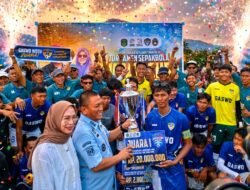 HUT ke-23 Luwu Timur Hadirkan Bupati Cup I, Gaswo Wotu Raih Trofi Juara