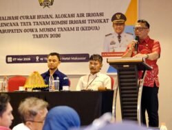 Pemkab Gowa Siapkan Strategi Irigasi dan Tata Tanam Hadapi Dampak El Nino