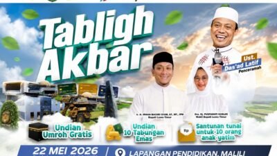Tablig Akbar Ustaz Das’ad Meriahkan HUT ke-23 Luwu Timur, Siapkan Umroh Gratis untuk Warga
