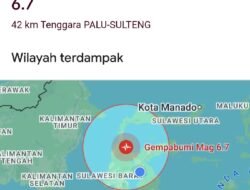 BREAKING NEWS: Gempa M 6,7 Guncang Palu, Getaran Kuat Terasa hingga Luwu Timur