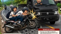 Polisi Ungkap Kronologi Kecelakaan yang Tewaskan Dua Pelajar SMP di Luwu Timur