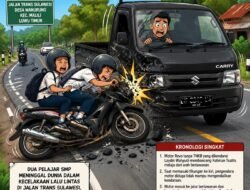 Polisi Ungkap Kronologi Kecelakaan yang Tewaskan Dua Pelajar SMP di Luwu Timur