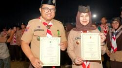 Darmawangsyah Muin dan Istri Kompak Terima Penghargaan Pramuka di Cibubur