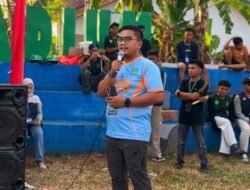 Karang Taruna Pongkeru Gelar KKN Cup III, Firman Udding Beri Dukungan