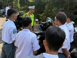 Satlantas Polres Luwu Timur Edukasi Pelajar SMA tentang Tertib dan Etika Berlalu Lintas