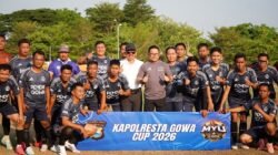 Wabup Darmawangsyah Hadiri Kapolresta Gowa Cup 2026, 12 Tim Adu Sportivitas