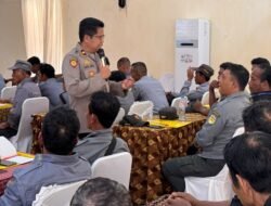 Wakapolres Luwu Timur Tekankan Deteksi Dini, 128 Satlinmas Diperkuat