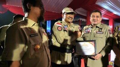 Wali Kota Appi Terima Penghargaan di Puncak Jambore Tagana Sulsel 2026