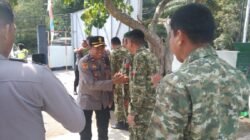 Polres Luwu Timur Beri Kejutan HUT ke-81 TNI, Kekompakan TNI-Polri Makin Erat