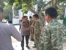 Polres Luwu Timur Beri Kejutan HUT ke-81 TNI, Kekompakan TNI-Polri Makin Erat